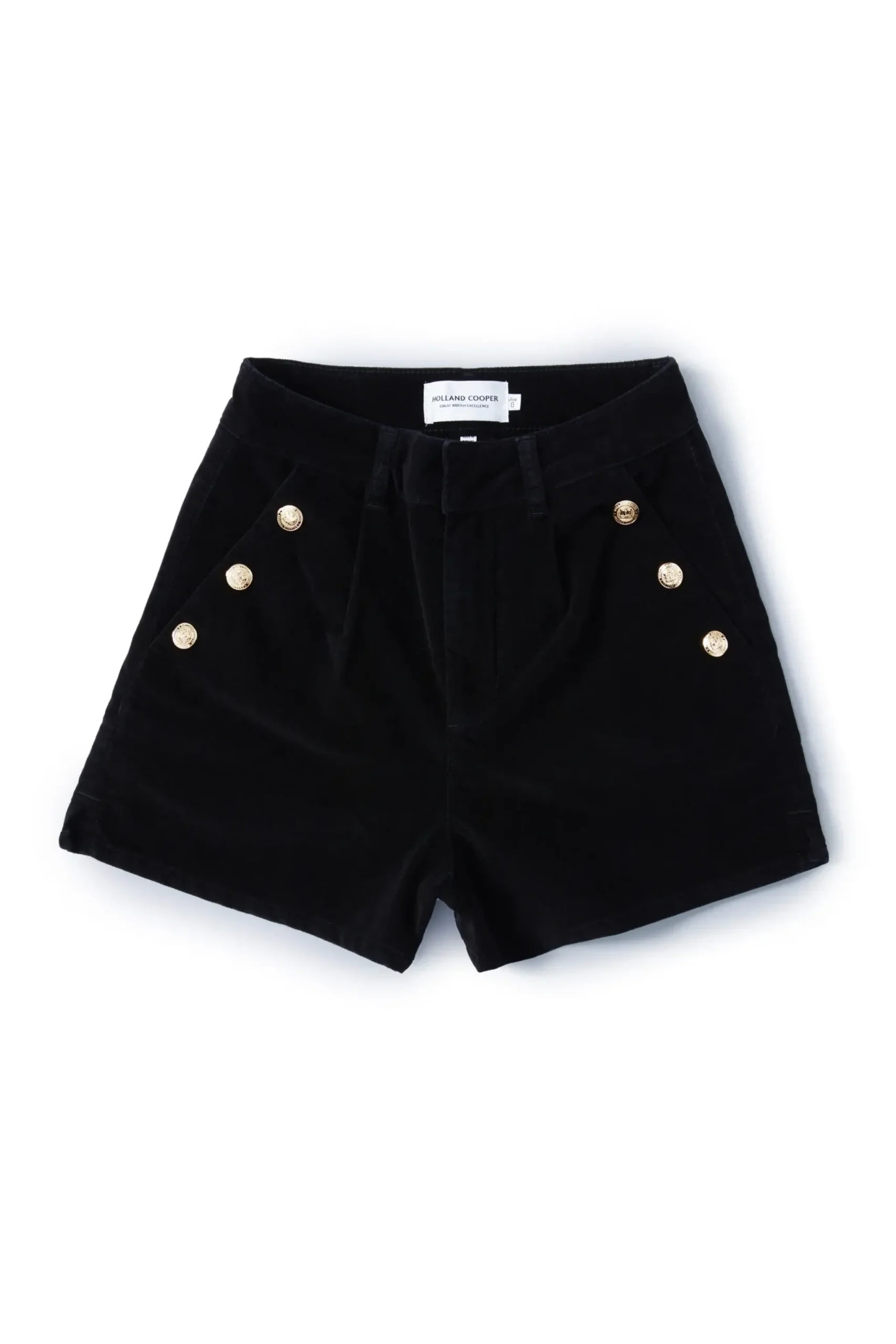 Holland Cooper Amoria Velvet Shorts