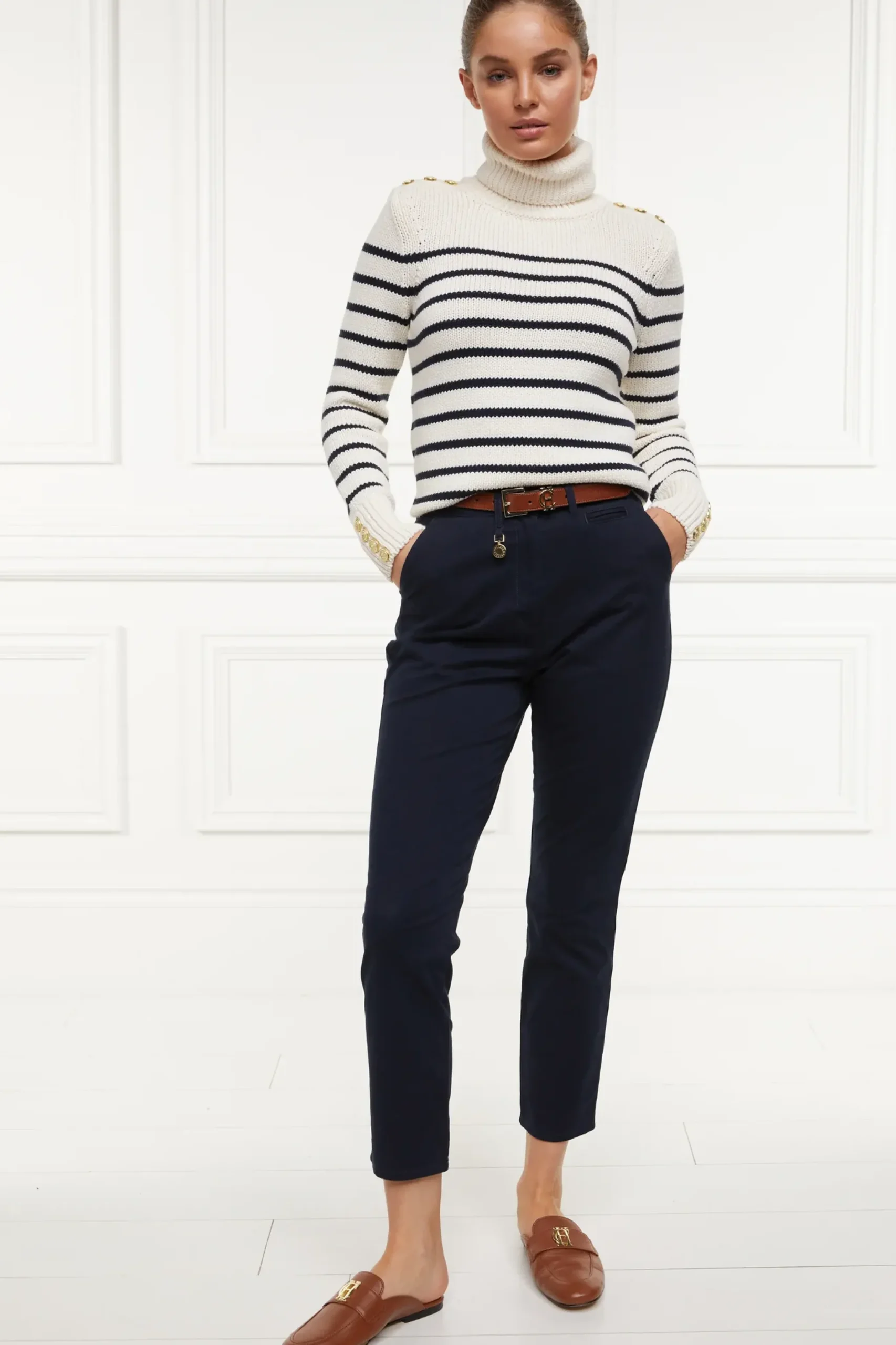 Holland Cooper Arnesby Chino Ink Navy Best