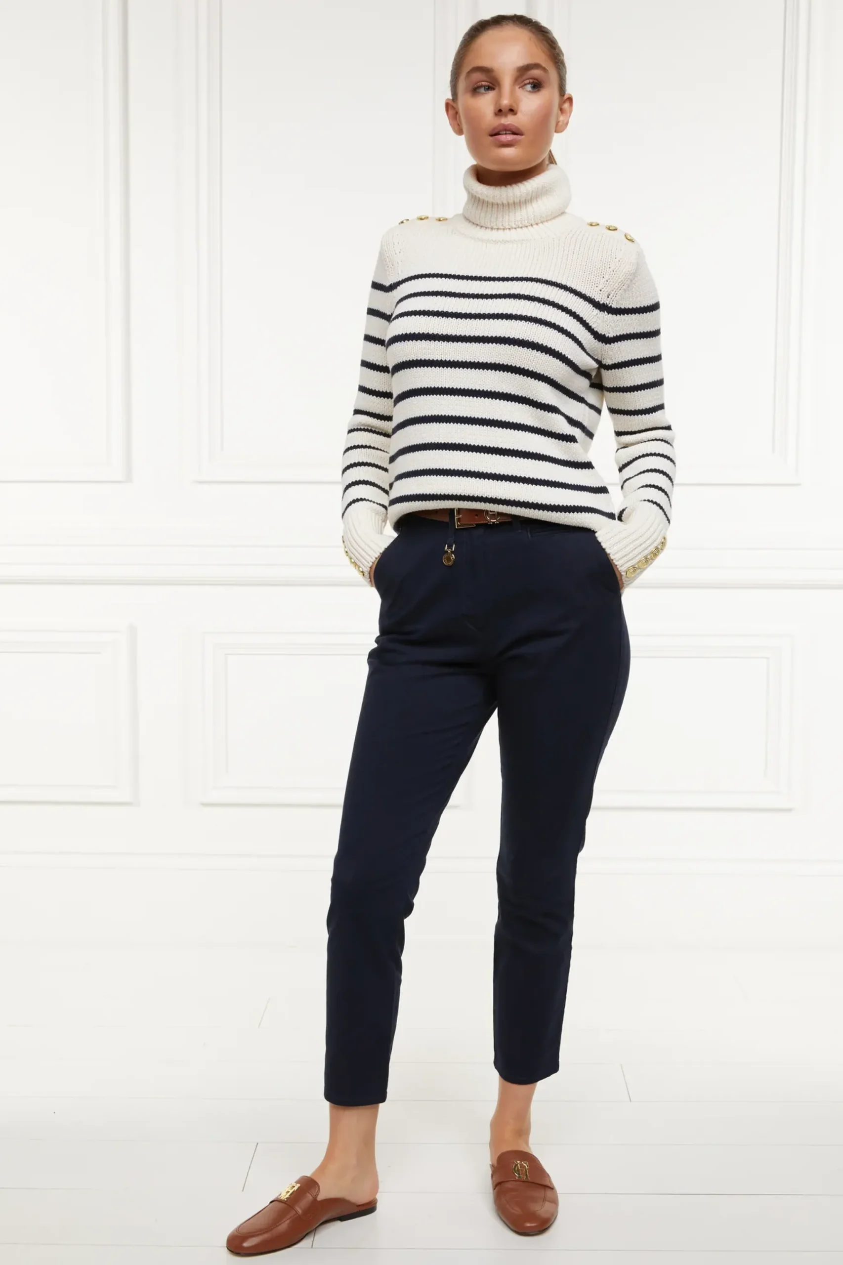 Holland Cooper Arnesby Chino Ink Navy Best