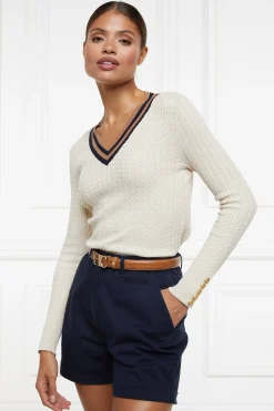 Holland Cooper Arnesby Chino Short Ink Navy Clearance