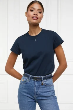 Holland Cooper Atelier Ultra Slim Belt Navy Hot