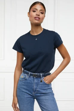 Holland Cooper Atelier Ultra Slim Belt Navy Hot