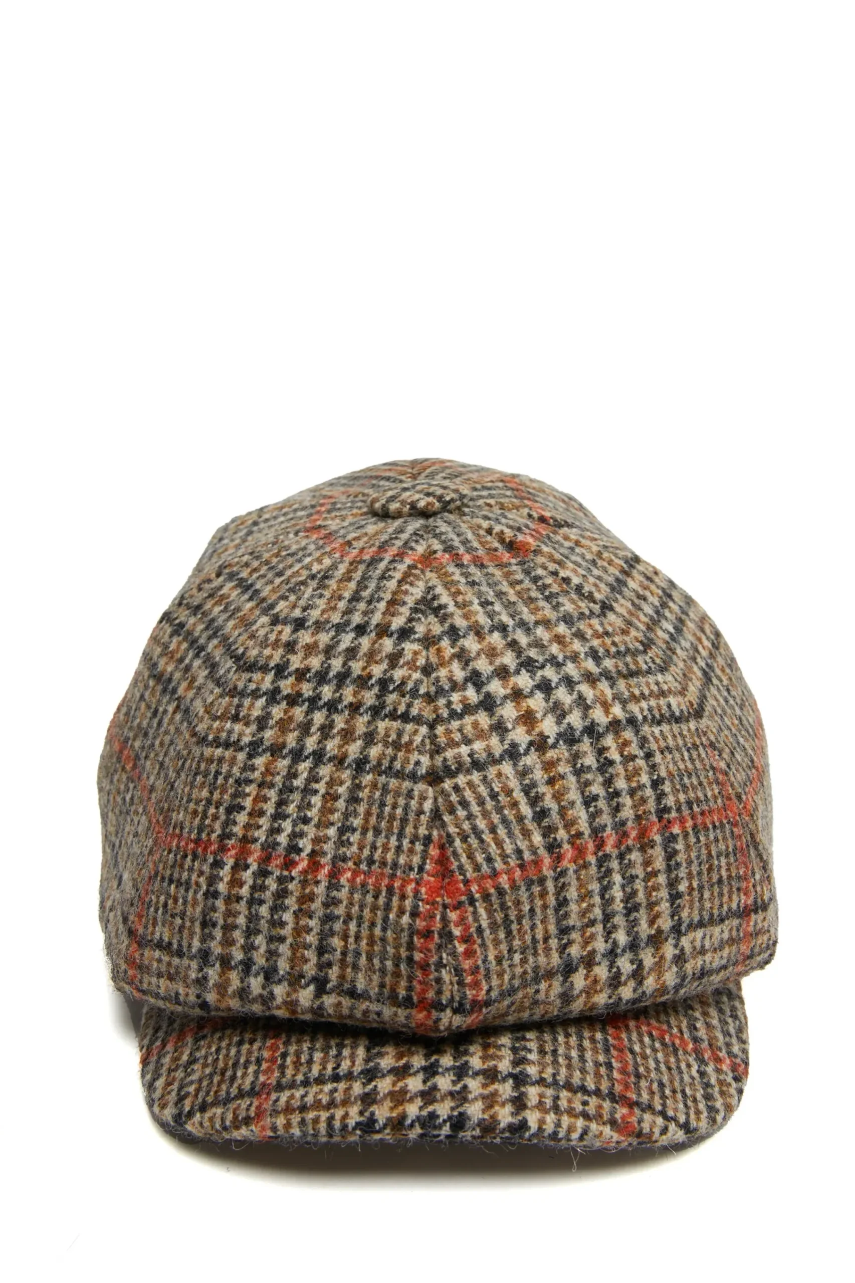 Holland Cooper Baker Boy Cap Orange Windsor Outlet