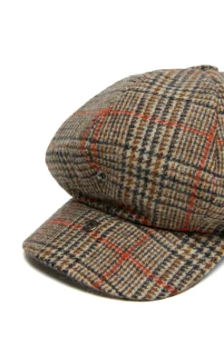 Holland Cooper Baker Boy Cap Orange Windsor Outlet