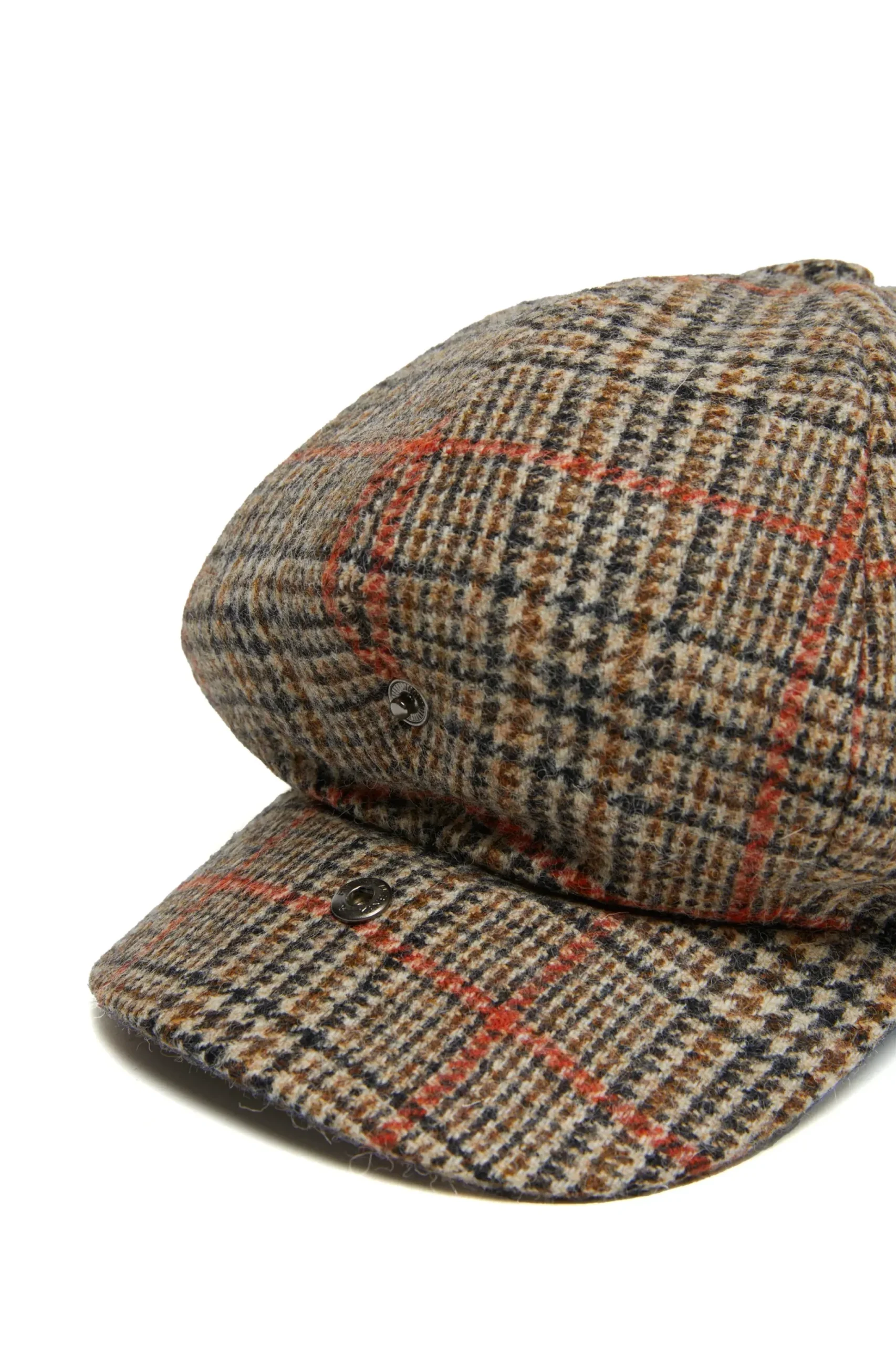 Holland Cooper Baker Boy Cap Orange Windsor Outlet