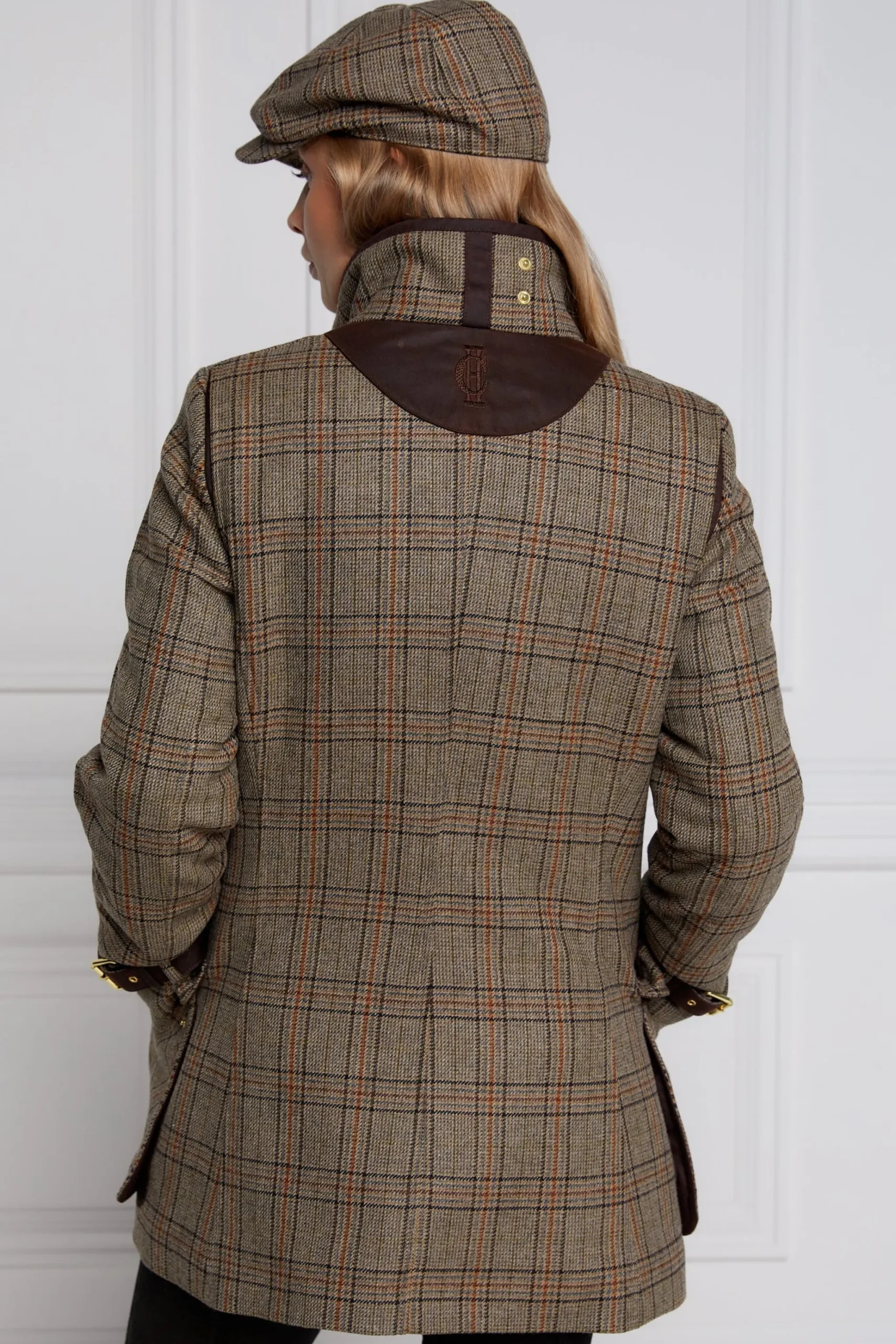 Holland Cooper Balmoral Field Coat Bourbon Tweed