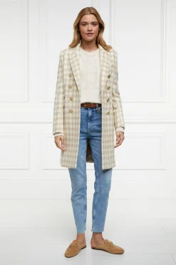 Holland Cooper Bibury Crew Neck Knit Almond Hot