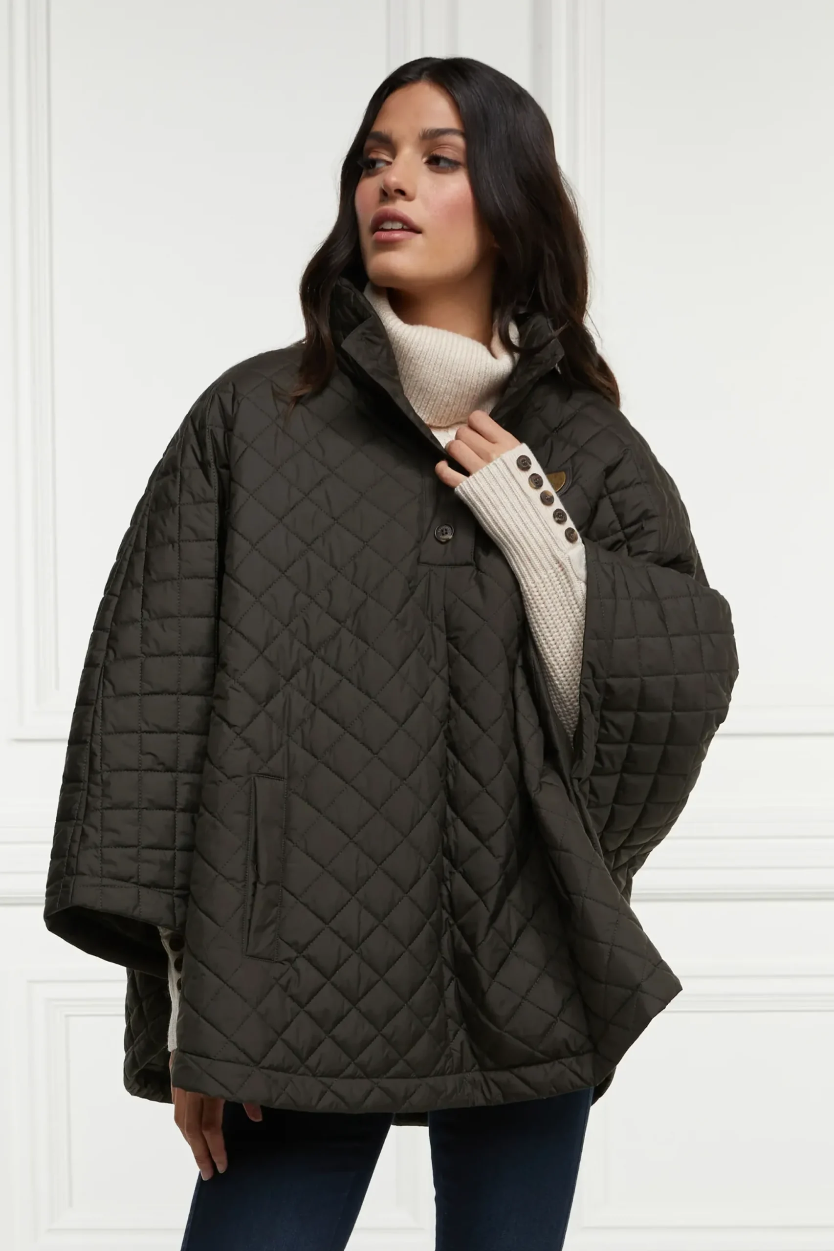 Holland Cooper Brooke Quilted Cape Sale