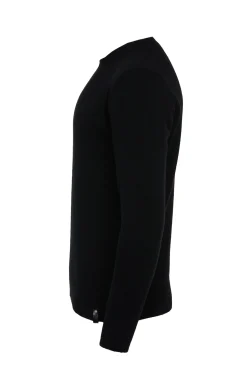 Holland Cooper Byron Crew Neck Knit Black Clearance