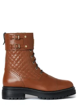 Holland Cooper Camden Biker Boot Tan Sale