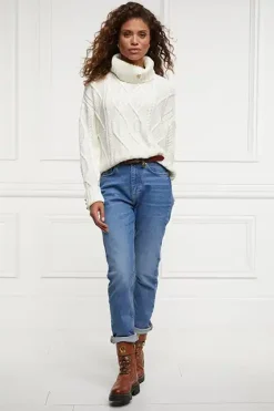 Holland Cooper Camden Biker Boot Tan Sale