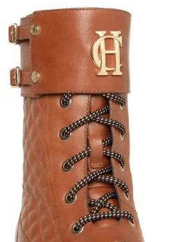 Holland Cooper Camden Biker Boot Tan Sale