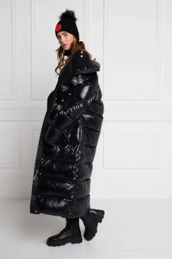 Holland Cooper Camden Longline Coat Black New