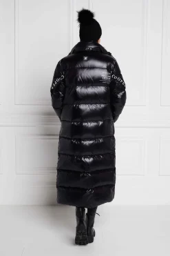 Holland Cooper Camden Longline Coat Black New