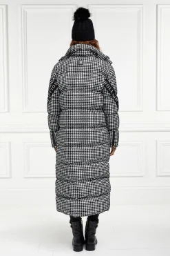 Holland Cooper Camden Longline Coat Houndstooth Discount