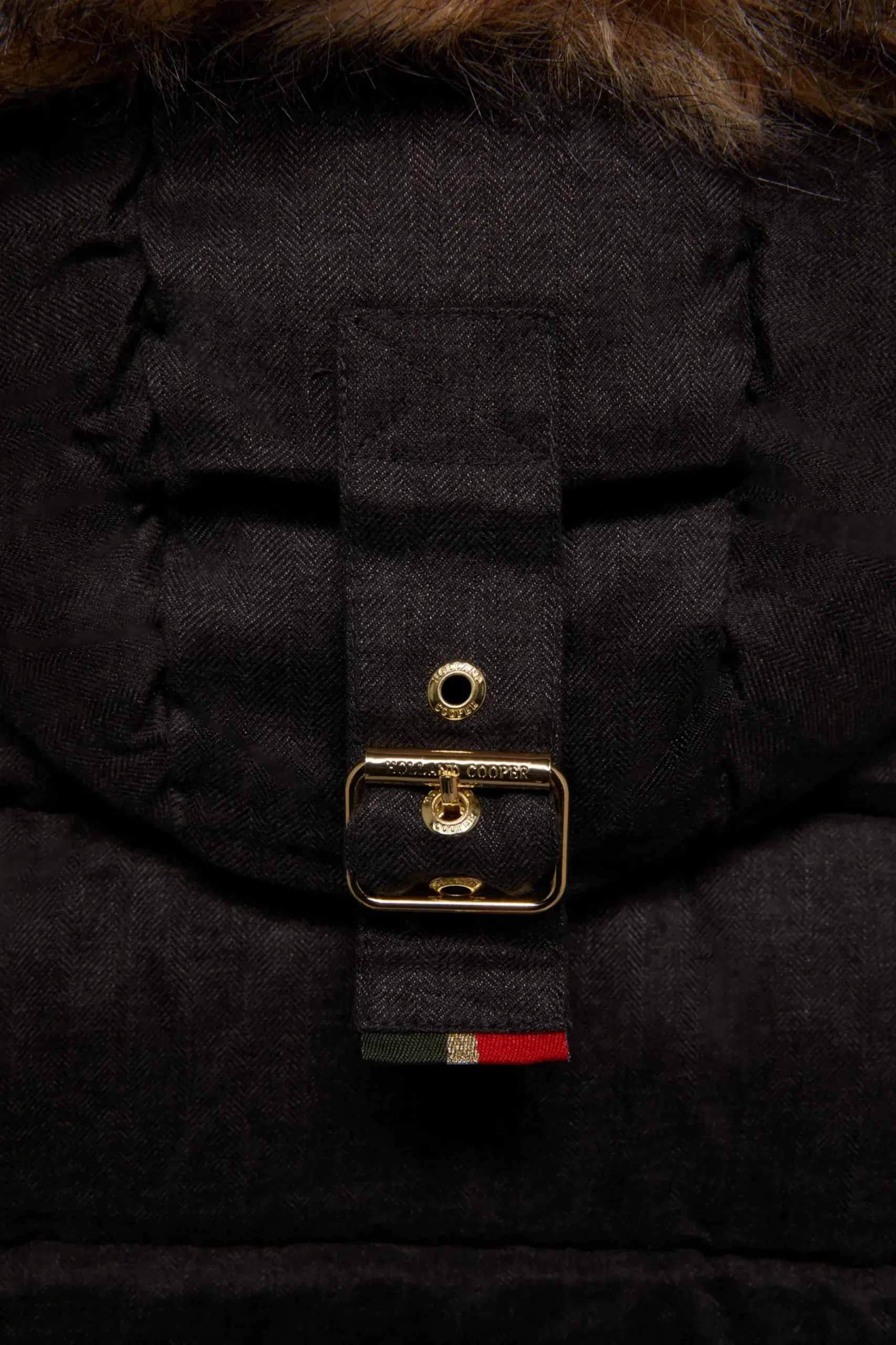 Holland Cooper Cervinia Puffer Charcoal Tweed Online