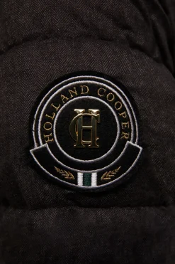 Holland Cooper Cervinia Puffer Charcoal Tweed Online