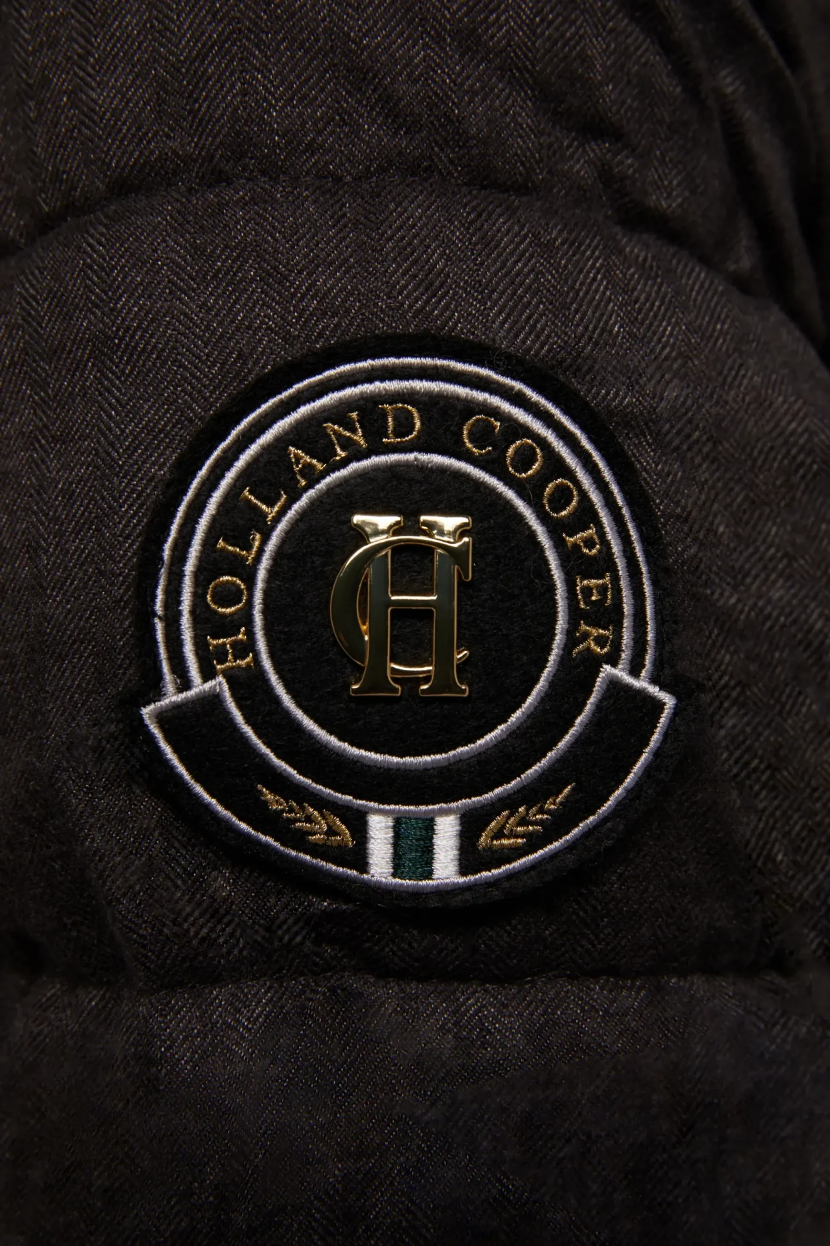 Holland Cooper Cervinia Puffer Charcoal Tweed Online