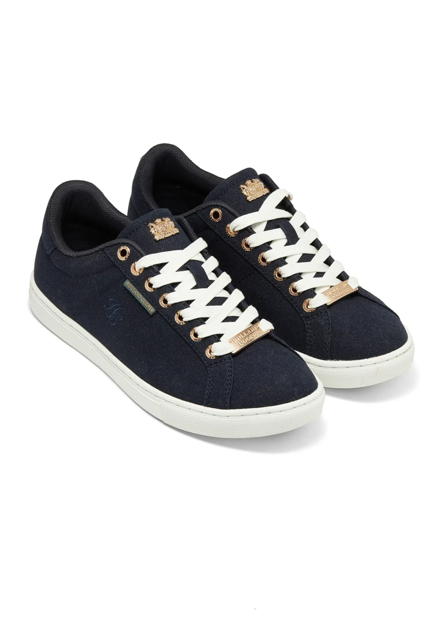 Holland Cooper Chelsea Court Trainer Ink Navy Clearance