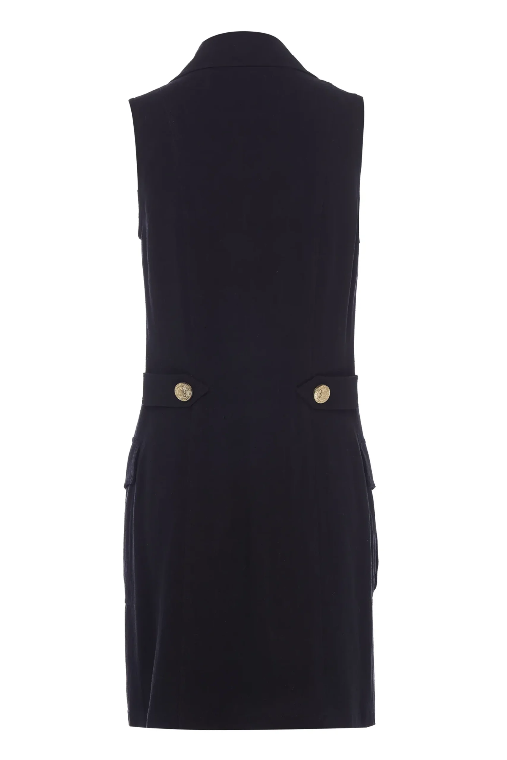 Holland Cooper Chelsea Dress Black Linen