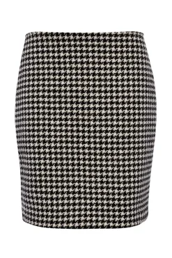 Holland Cooper Chelsea Skirt Houndstooth Outlet