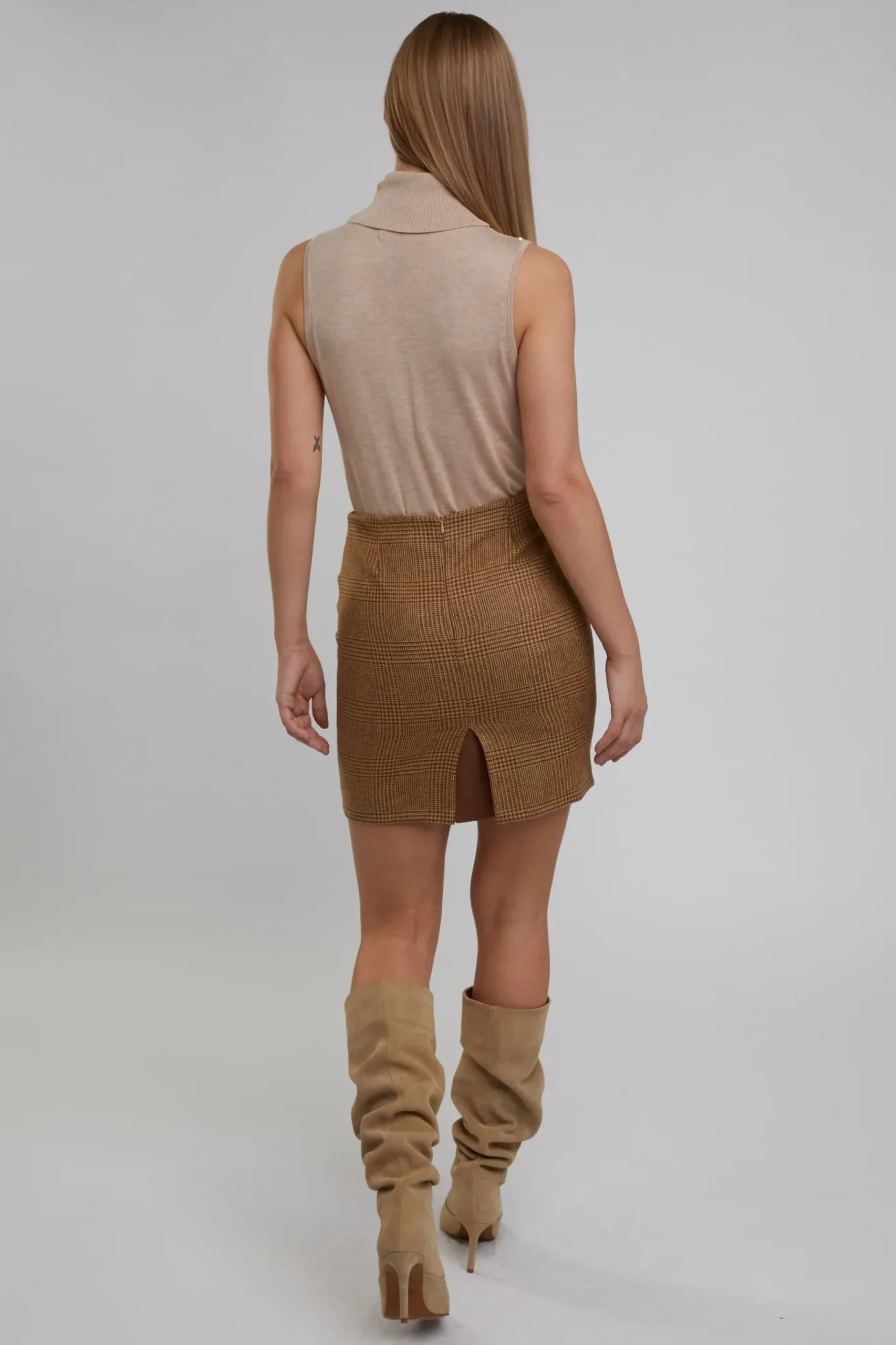 Holland Cooper Chelsea Skirt Tawny Discount