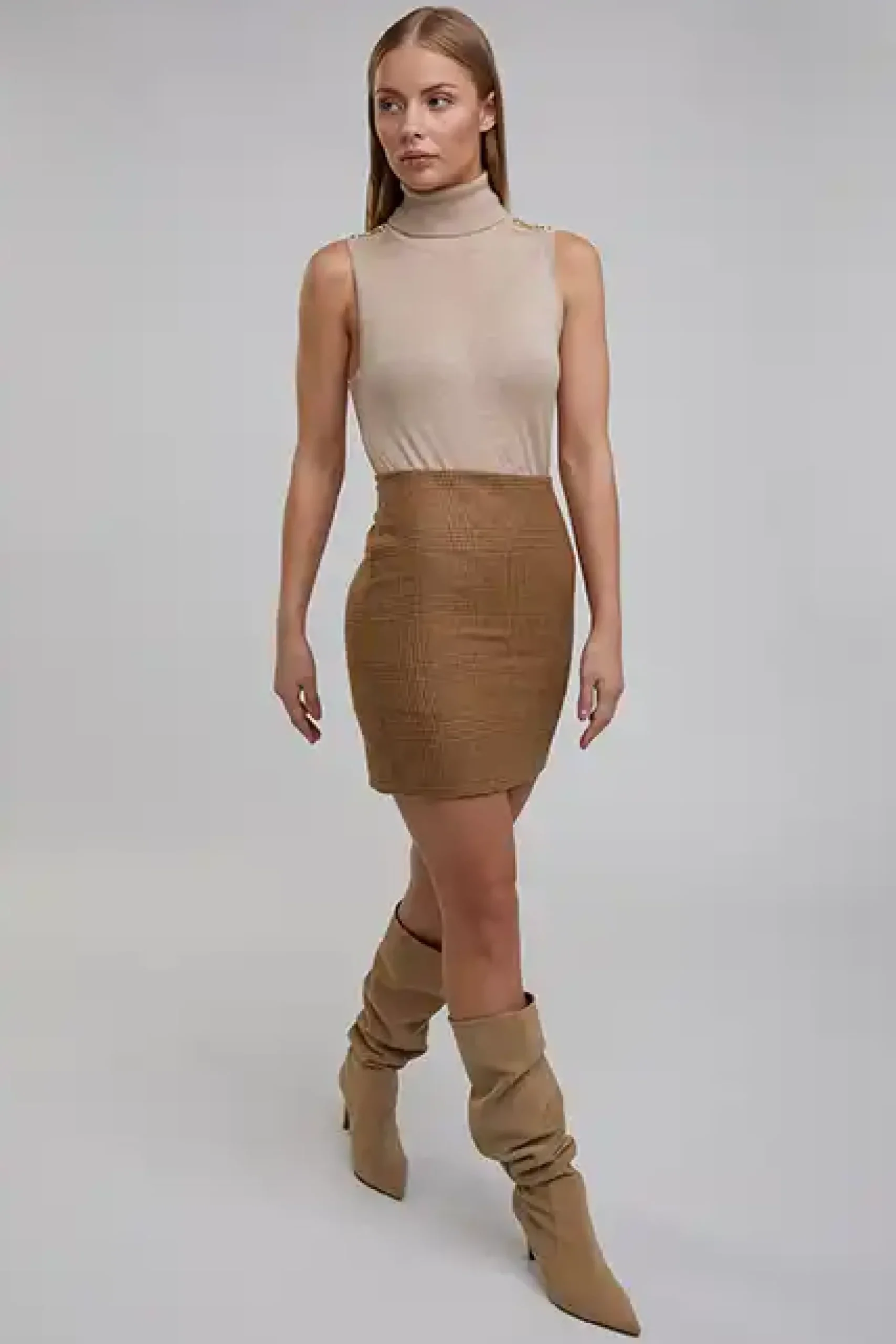 Holland Cooper Chelsea Skirt Tawny Discount