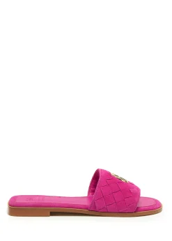 Holland Cooper Chelsea Slides Fuchsia Discount