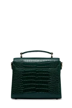 Holland Cooper Cheltenham Bag Emerald Croc Clearance