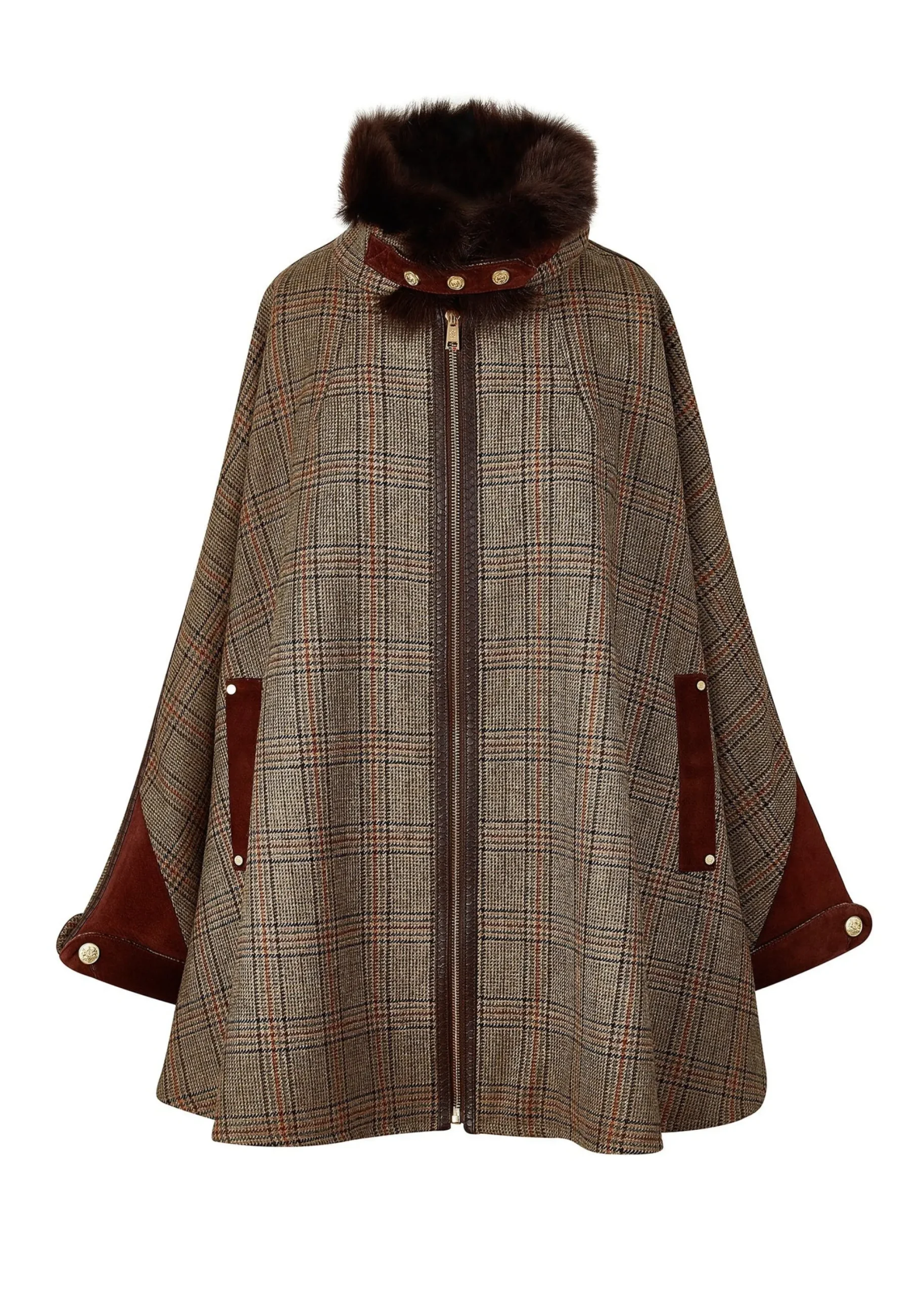 Holland Cooper Chiltern Cape Bourbon Tweed Online