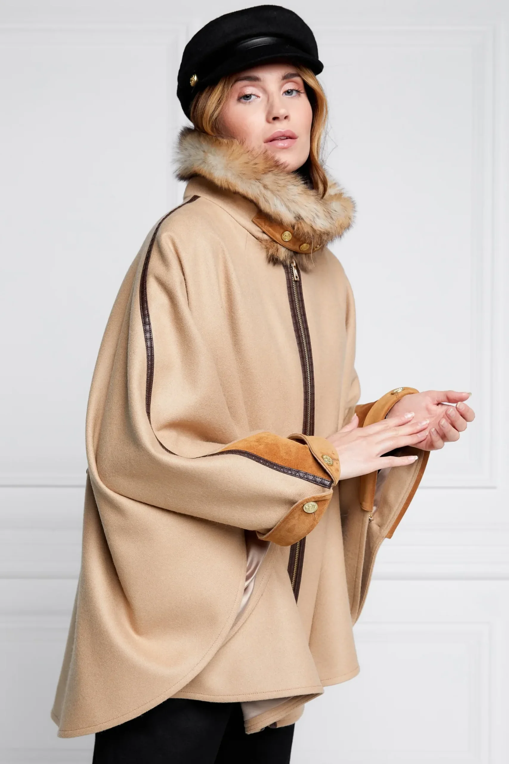 Holland Cooper Chiltern Cape Camel Online