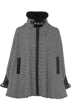 Holland Cooper Chiltern Cape Houndstooth Sale