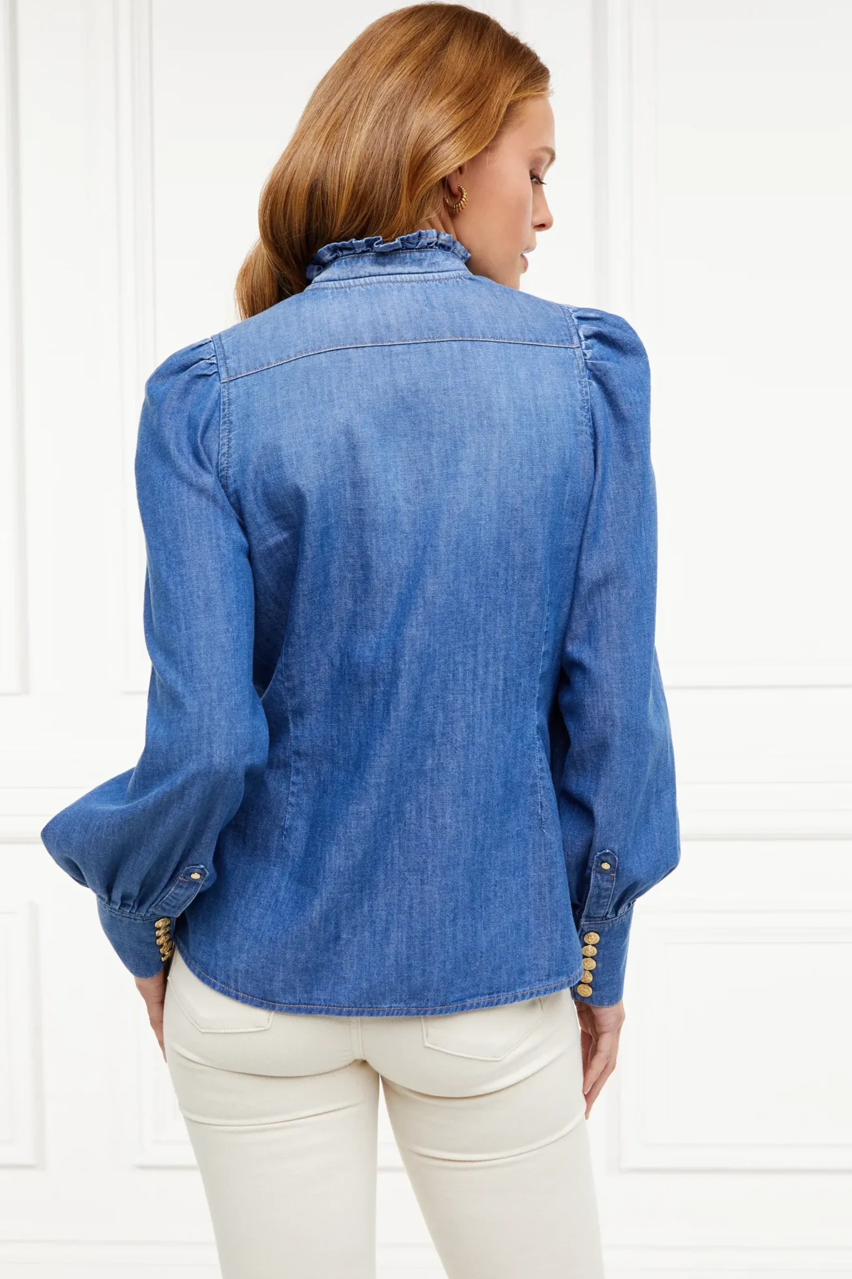 Holland Cooper Chloe Denim Shirt Hot