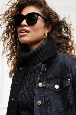 Holland Cooper City Sunglasses Black Hot