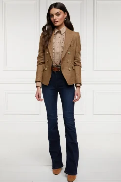 Holland Cooper Clarissa Shirt Caramel New