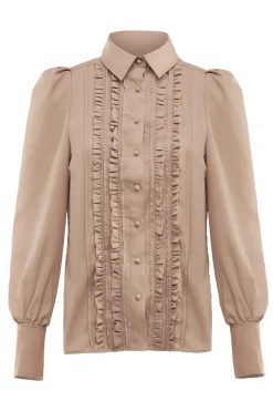 Holland Cooper Clarissa Shirt Caramel New