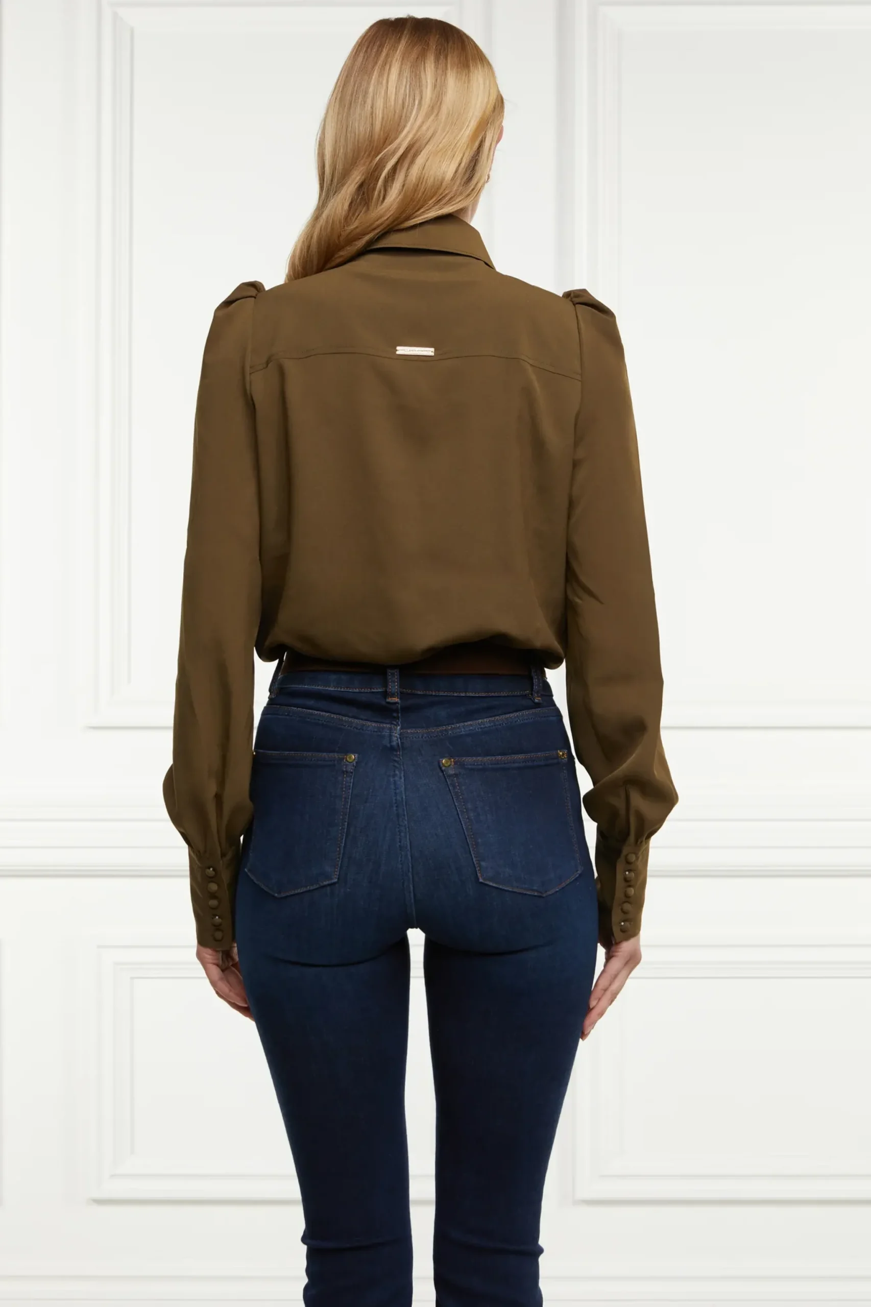 Holland Cooper Clarissa Shirt Khaki Clearance