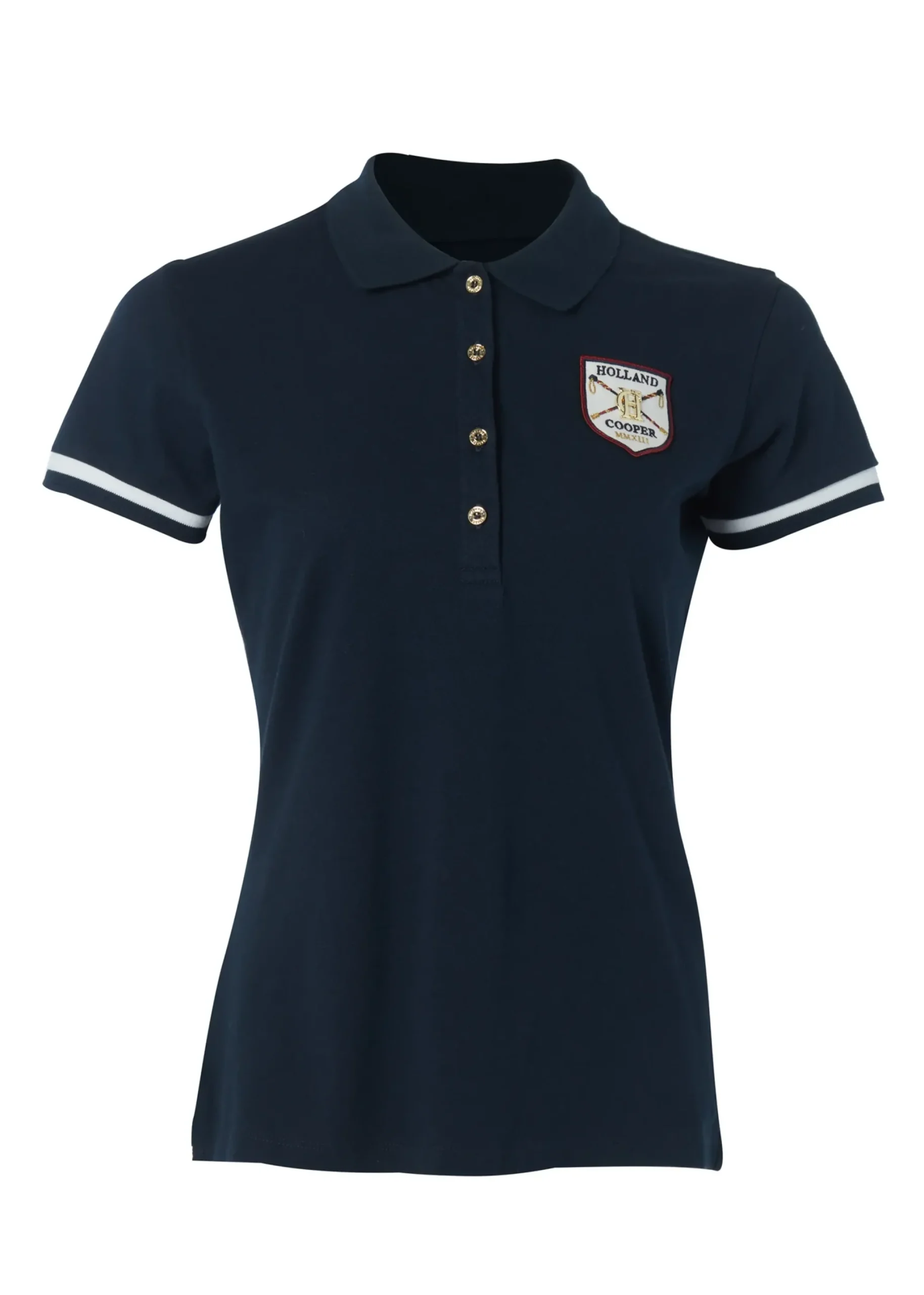 Holland Cooper Classic Polo Shirt Ink Navy Sale