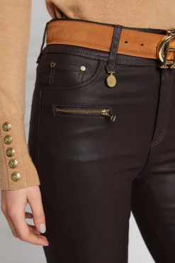 Holland Cooper Coated Jodhpur Jean Chocolate Online