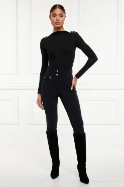 Holland Cooper Contour Trouser Black Discount