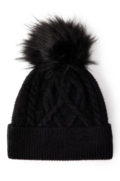 Holland Cooper Cortina Bobble Hat Black Best