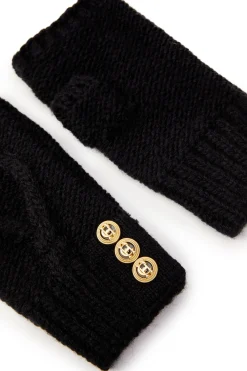 Holland Cooper Cortina Fingerless Gloves Black Online