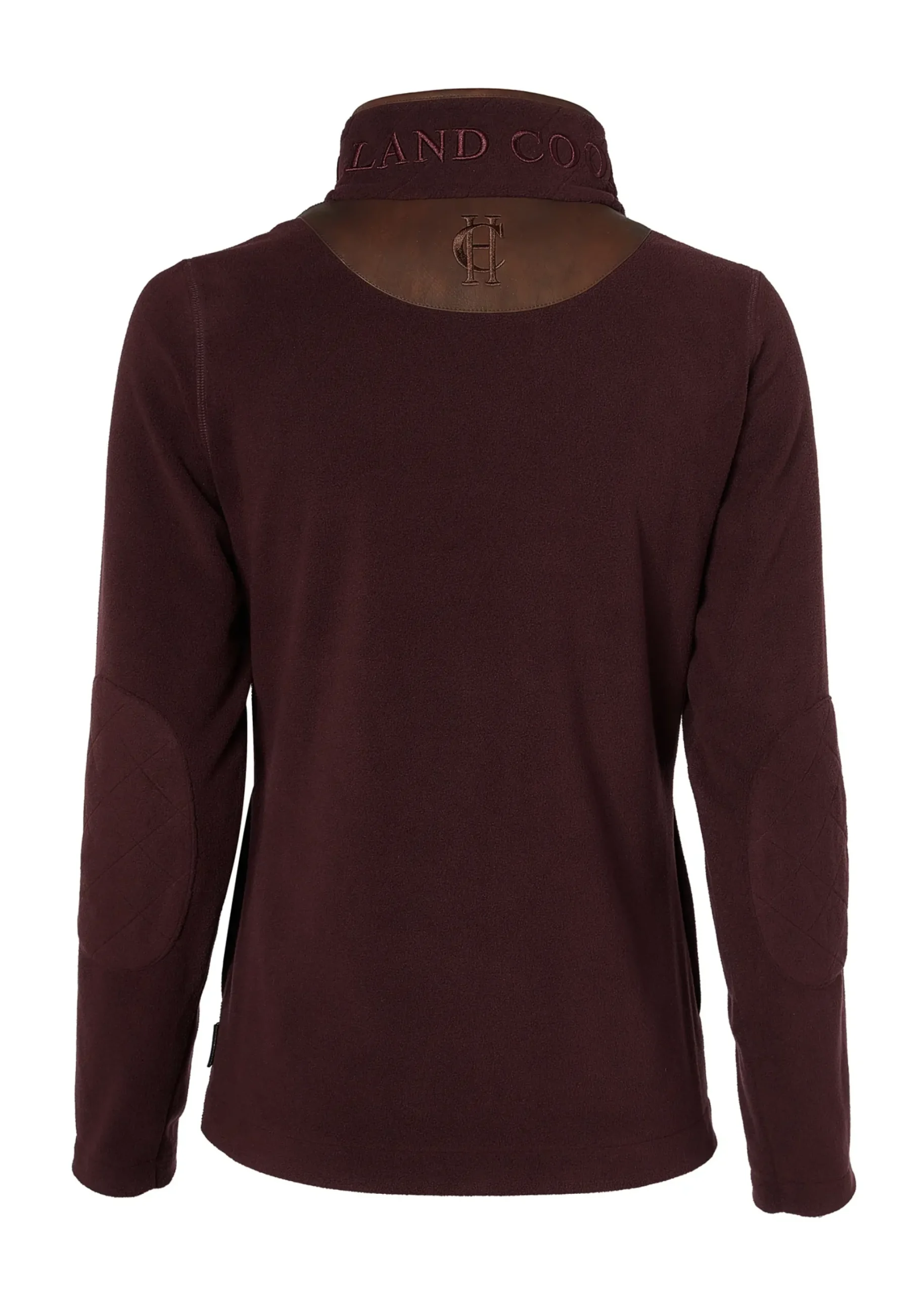 Holland Cooper Country Fleece Half Zip Mulberry