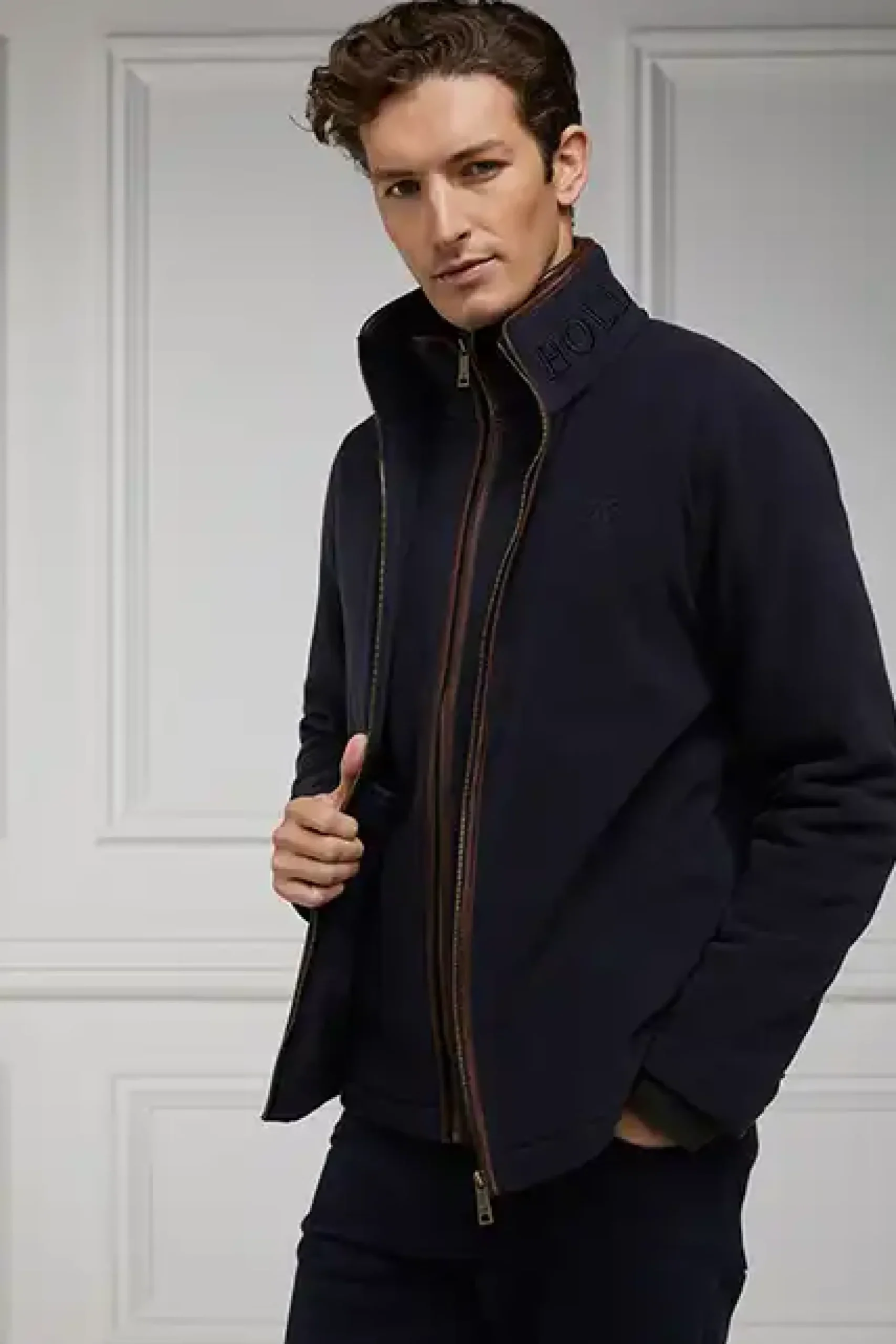 Holland Cooper Country Fleece Jacket Ink Navy Online