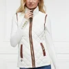 Holland Cooper Country Quilted Gilet Cream Outlet