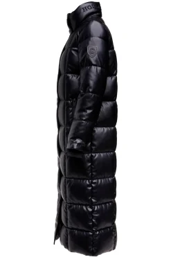 Holland Cooper Crawford Longline Coat Black New