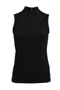 Holland Cooper Crystal Sleeveless Base Layer Black Outlet
