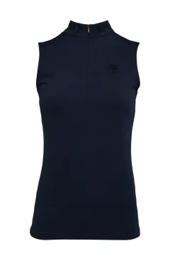 Holland Cooper Crystal Sleeveless Base Layer Ink Navy Best