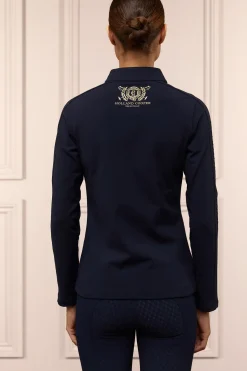 Holland Cooper Crystal Zip Sweat New