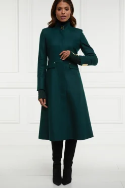 Holland Cooper Dowdeswell Coat Emerald Hot